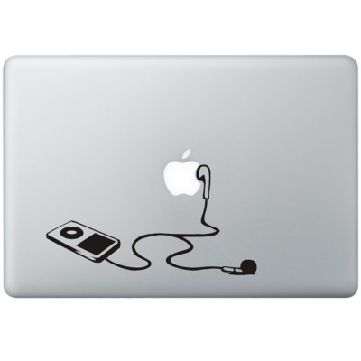 iPod MacBook Decal